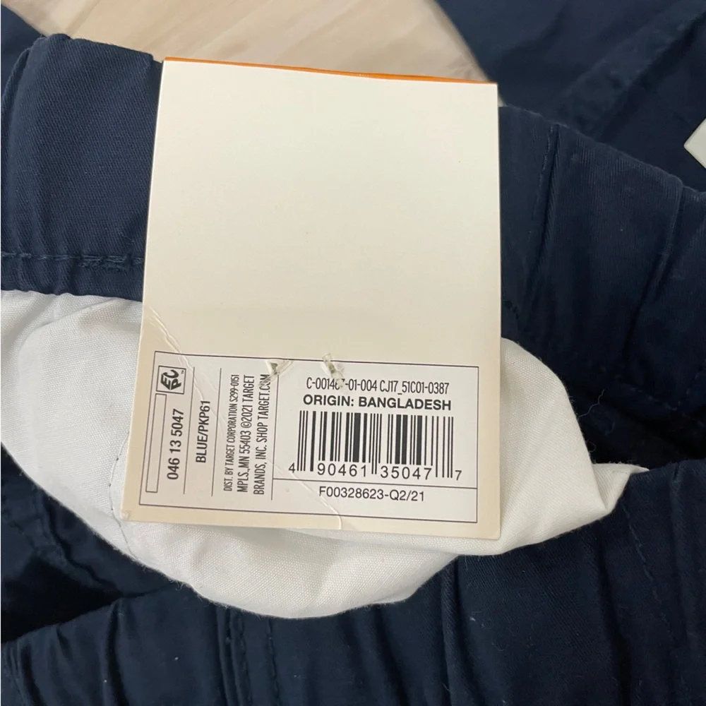 Cat & Jack Boys Stretch Straight fit Woven Pull on Pants Size 16 NWT